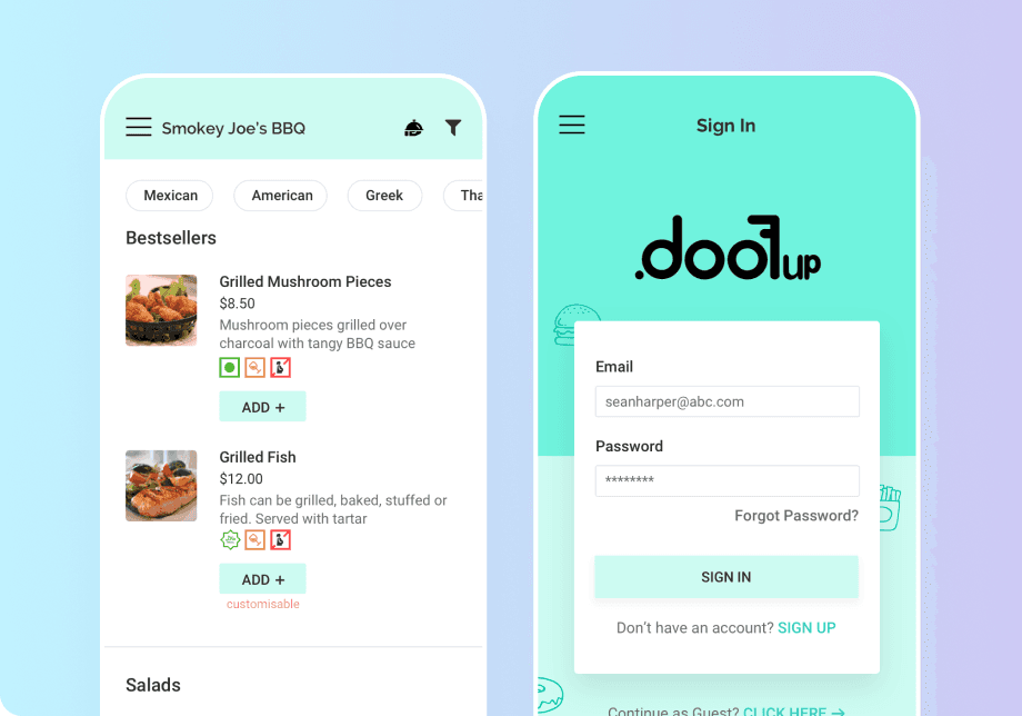 SaaS platform for Seamless Restaurant Dining